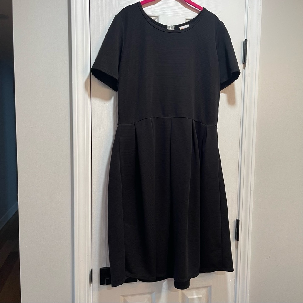 LuLaRoe Black Casual Dress